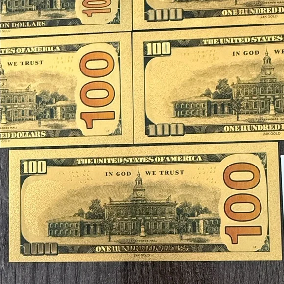 Marvel Art collectible gold foil banknotes featuring Marvel superheroes - 24k